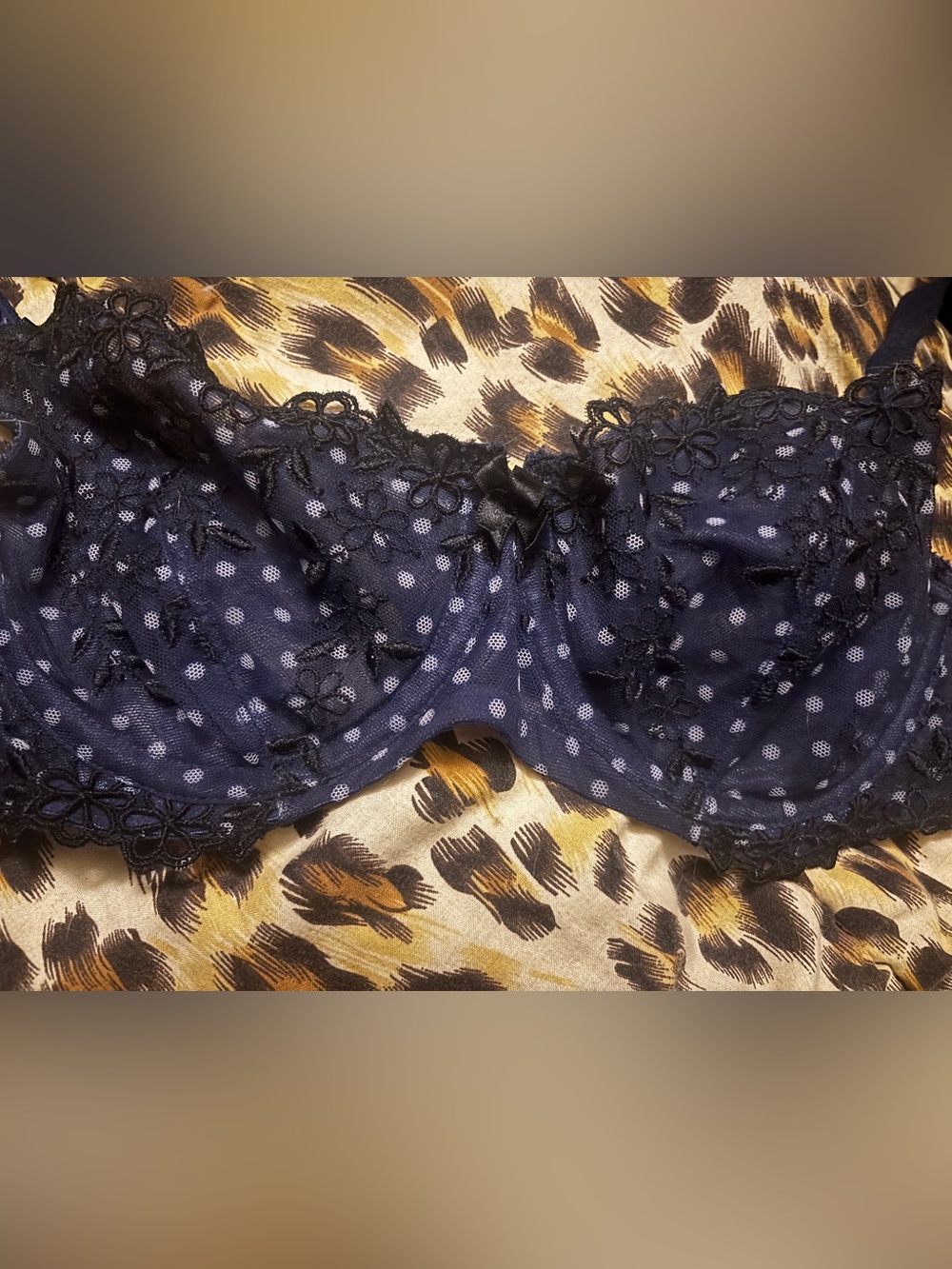 Felina polka dot bra